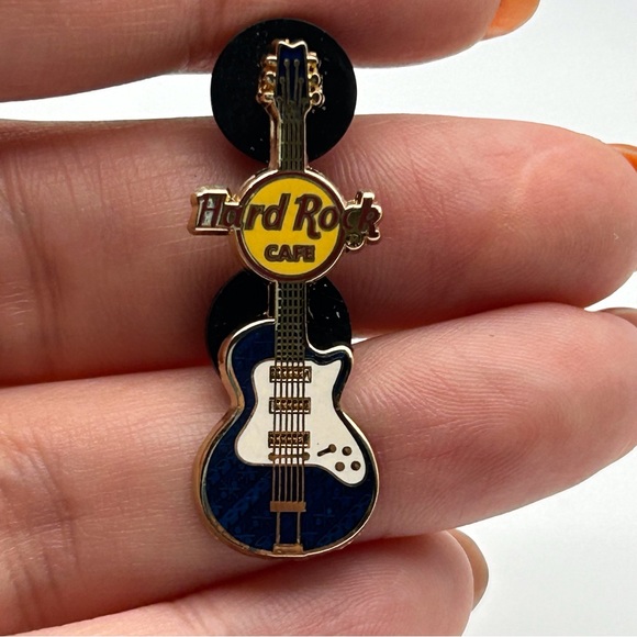 Hard Rock Cafe | Jewelry | Vintage Hard Rock Cafe Small Dark Navy Blue ...